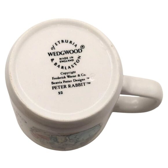 Vintage Wedgwood Peter Rabbit Beatrix Potter Childs Nursery Rhyme Mug England - Picture 7 of 8